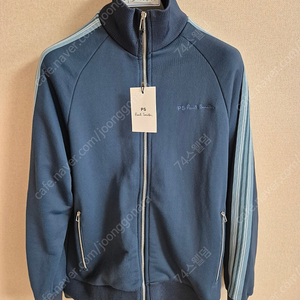 폴스미스 Blue Cotton-blend Track top UK M