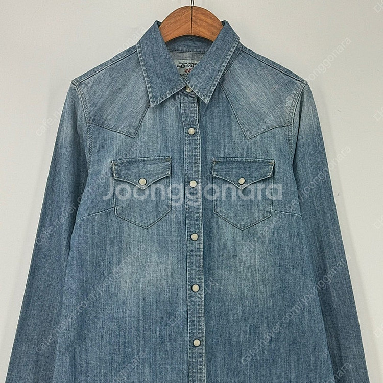 WHO.A.U 후아유 청남방 셔츠 (S size / D...--2