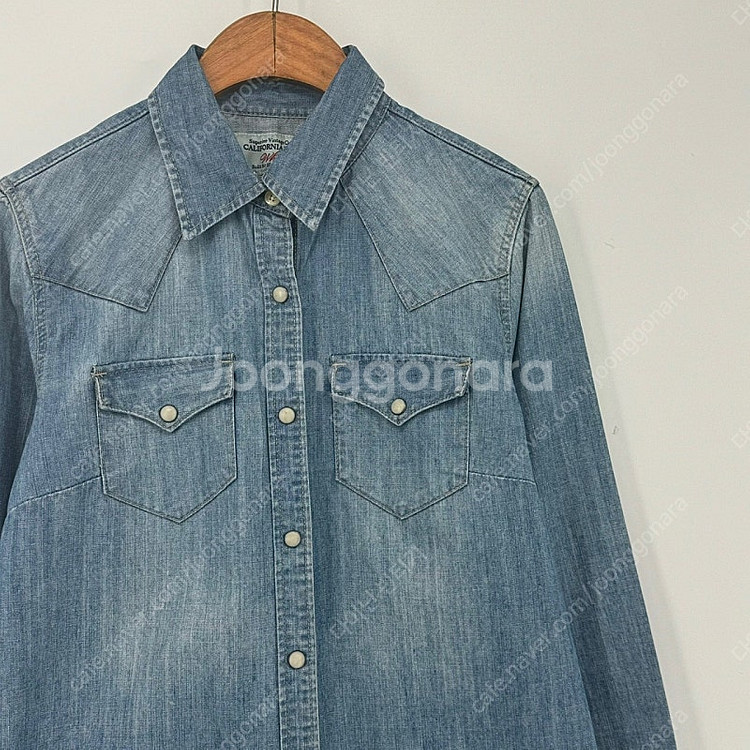 WHO.A.U 후아유 청남방 셔츠 (S size / D...--4