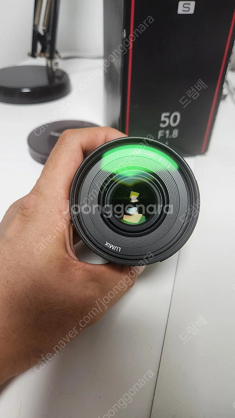 파나소닉 루믹스 s50mm f1.8 렌즈 팝니다.--2