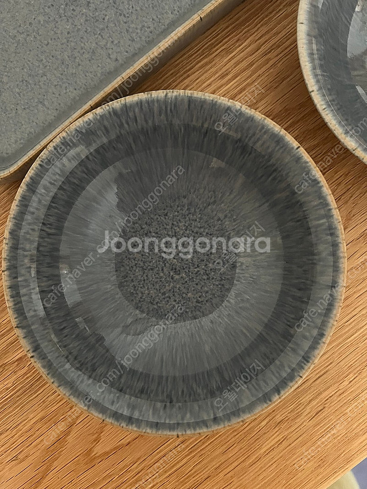 덴비 긴 사각접시26cm+앞접시 2p 일괄판매--3