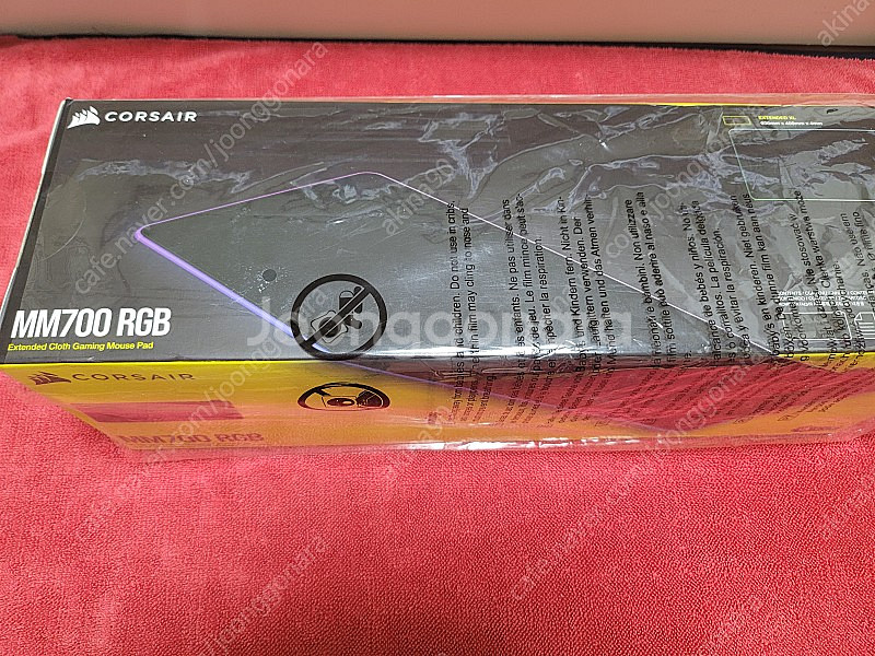 커세어 MM700 RGB 마우스패드 미개봉 새제품--0