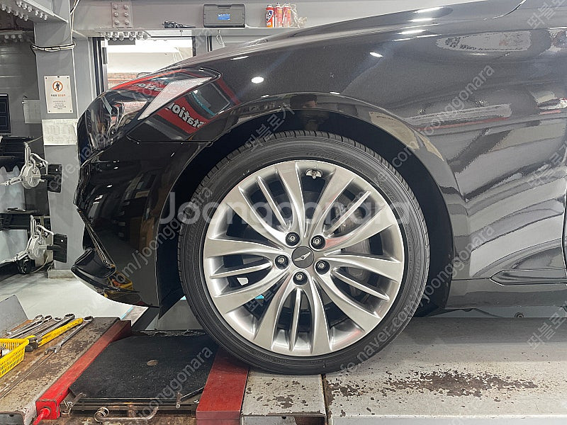 제네시스g80 led라이트,19인치 휠 판매--7