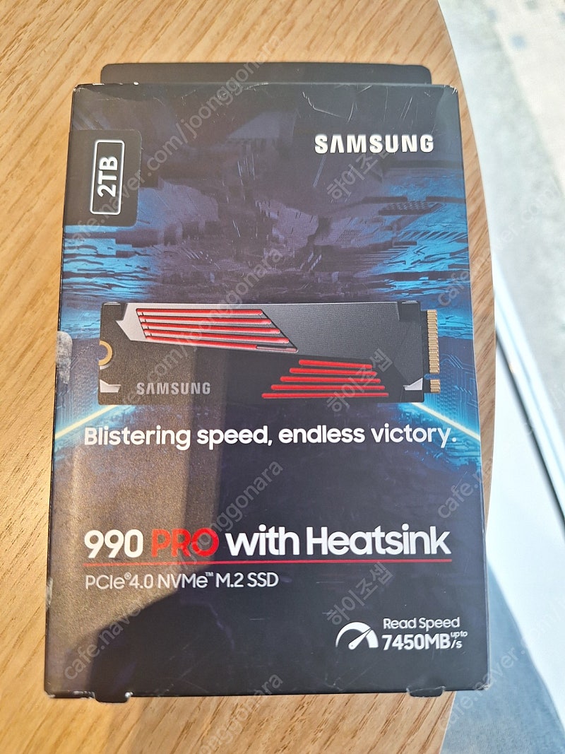 삼성 SSD 990 pro NVMe M.2 SSD 2TB heatsink