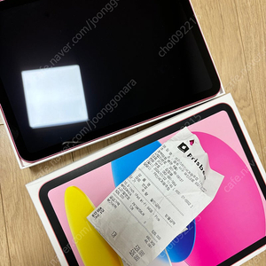 아이패드 10세대 핑크 64gb wifi 7/22일 구매