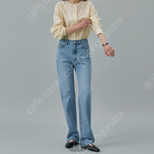 라메레이 lameri Slim Straight Denim PT