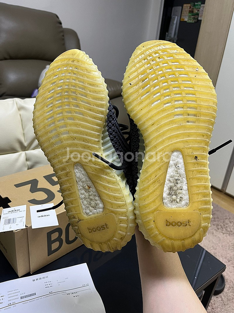 아디다스 이지부스트 350 V2 카본 OG--4