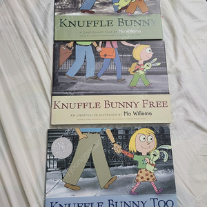 Knucffle Bunny(너플 버니) Mo Willems(모 윌렘스) 영어원서 하드커버 3권