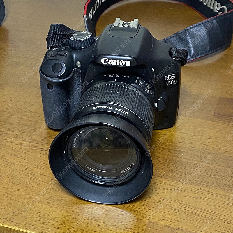 캐논 카메라 EOS 550D, 렌즈 EFS 18-55mm, 렌즈 후드 EW-60C