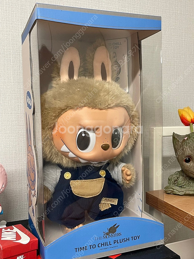 팝마트 빅 라부부 타임투칠 봉제인형 판매해요!--0
