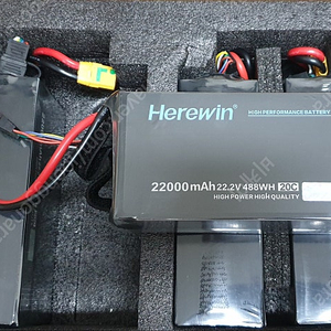 방제용 드론 배터리 히어윈 22000 herewin 6S 22000mAh 22.2V 특가 내용확인