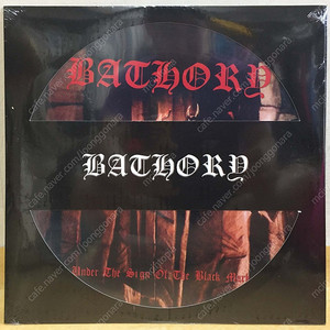 LP ; bathory 바쏘리 블랙 메탈, 데스 메탈, 둠 메탈 엘피 음반 2장 판매 픽쳐디스크 death metal picture disc