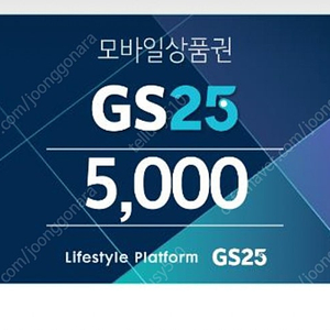 gs25 5천원권