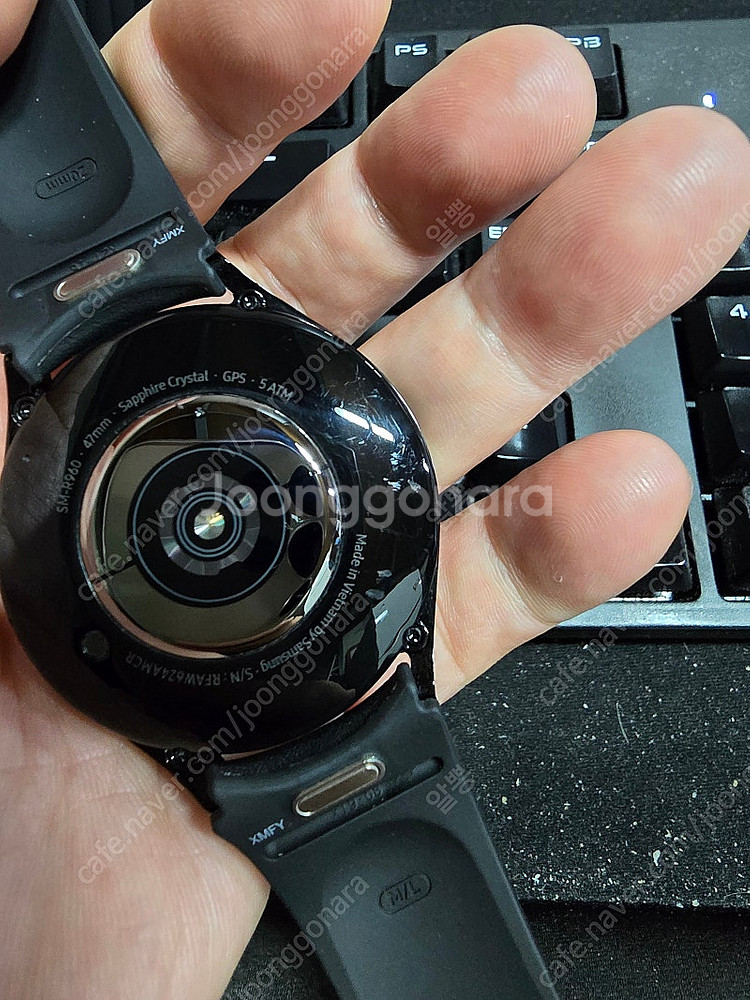 갤럭시워치6 클래식 47MM 블루투스 블랙 중고 팝니다...--3