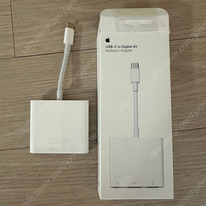 Apple 정품 USB-C 디지털 AV 멀티포트(Digital AV Multiport) 어댑터 (A2119)