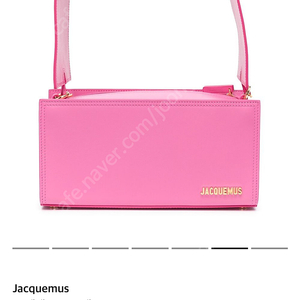 자크뮈스 숄더백 Jacquemus rectangle bag 핑크 새상품