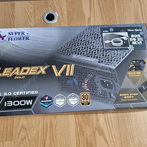 슈퍼플라워 SuperFlower SF-1300w14XG LEADEX VII GOLD WHITE ATX 3.0 (PCIE5) 슈플 1300w