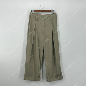 H&M 핀턱 와이드 팬츠 슬랙스 (38 size / KHAKI)