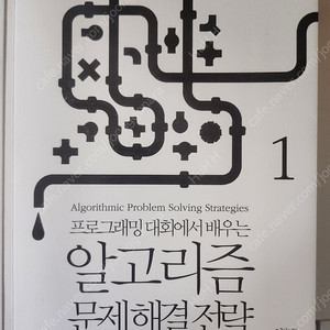 알고리즘 문제해결 전략 팝니다