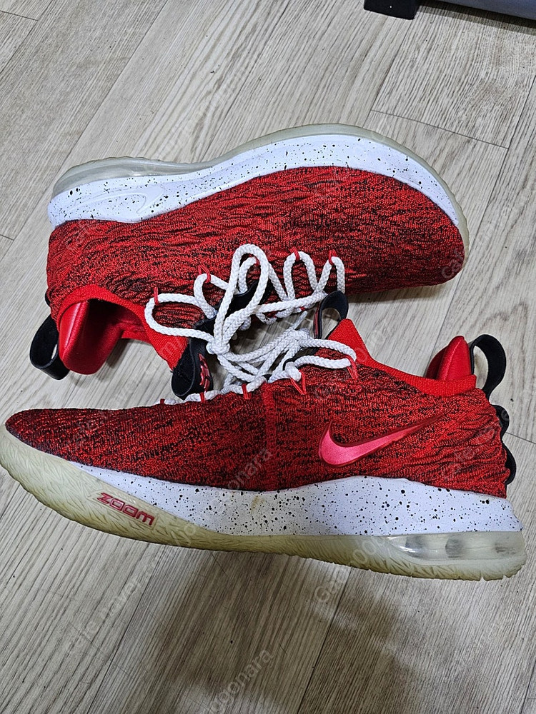 (275)나이키 르브론15 로우 바시티레드--1