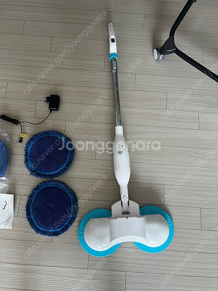 오토씽 무선 듀얼 물걸레 청소기--0