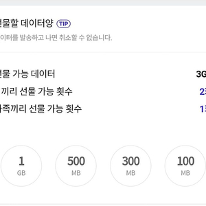 SK데이타 데이터 2기가 3000원