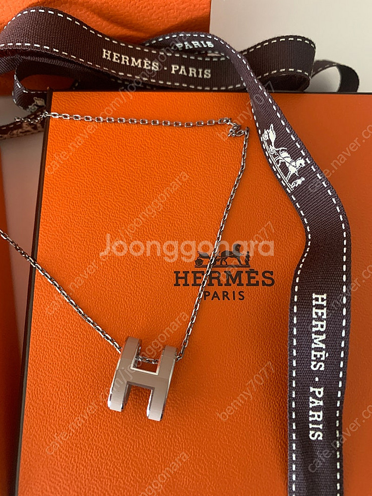 에르메스 팝아슈 목걸이 미니사이즈아님--0