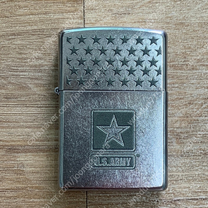 ZIPPO USA 지포 라이터 ARMY실버 팔아요