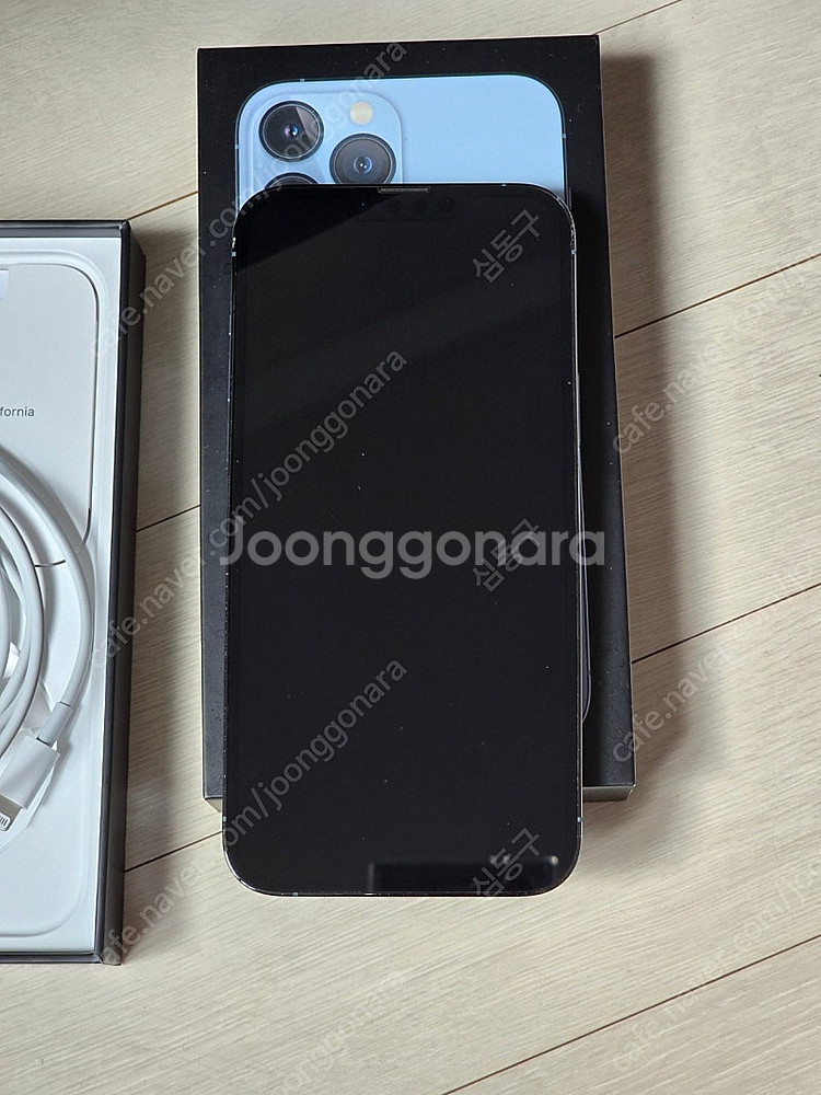 아이폰 13프로맥스 512g 시에라블루--1