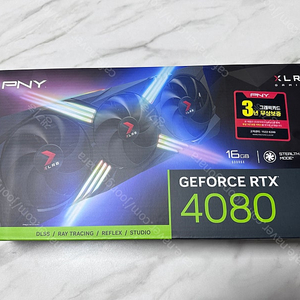 PNY XLR8 GeForce RTX 4080 VERTO EPIC-X RGB TF D6X 16GB 판매합니다.