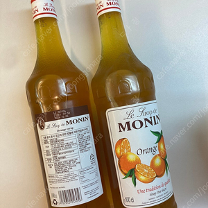 MONIN 오렌지 시럽(2개 일괄)