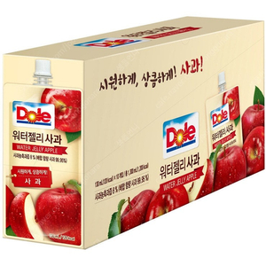 DOLE 워터젤리 사과맛 130ml x 20개