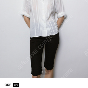 오어 ore mid length pants black 2사이즈