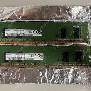 삼성 메모리(램) DDR4 3200 4G 2개