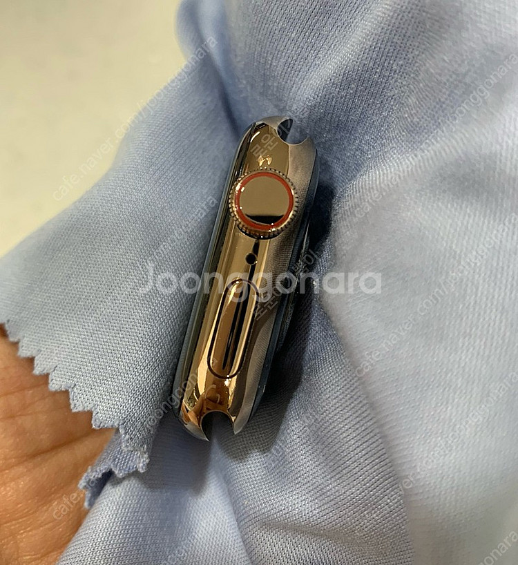 애플워치 5 골드 스테인리스 40mm--1