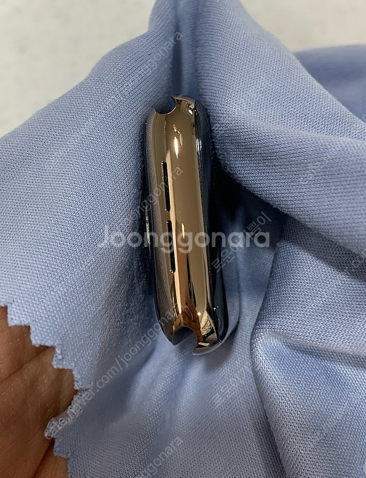 애플워치 5 골드 스테인리스 40mm--2