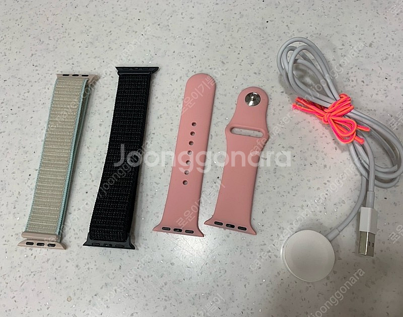 애플워치 5 골드 스테인리스 40mm--5