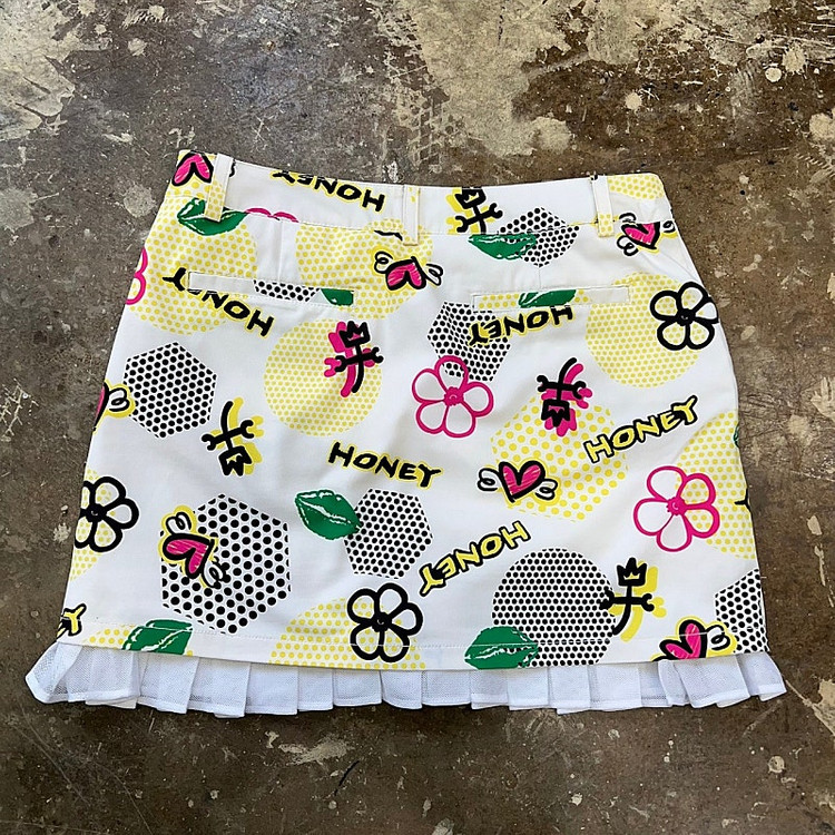 28) 까스텔바작 골프 큐롯팬츠 스커트 치마바지 여성 골프웨어 골프의류 이미지