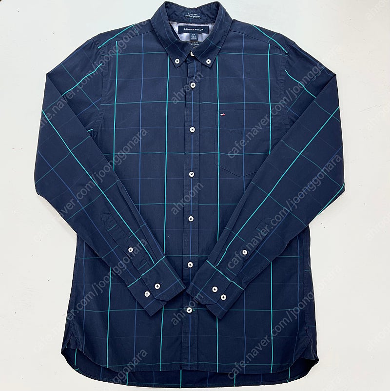 타미힐피거 80s 2ply Fabric 커스텀핏 체크 셔츠
