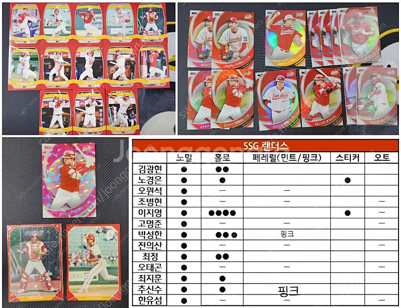 2024 kbo 프로야구 카드 판매/교환이요!--1