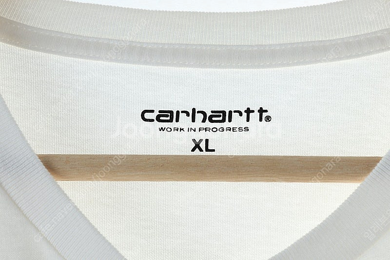 (XL) 칼하트 반팔 티셔츠 화이트 올드스쿨 프린팅 박...--4