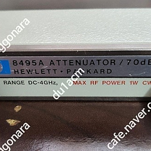 HP 8495A 수동 스텝 감쇄기