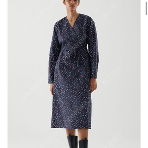 코스 COS 드레스 랩 프린팅 드레스 PRINTED WRAP DRESS