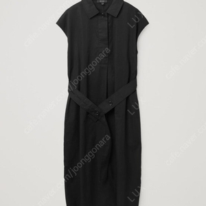 코스 벨티드 셔츠 드레스 원피스 블랙 검정 (COS Belted Shirt Dress Black) 32