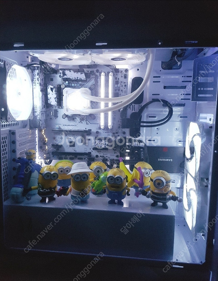 컴퓨터 화이트 감성 PC 팝니다. i5 6600, 10...--2