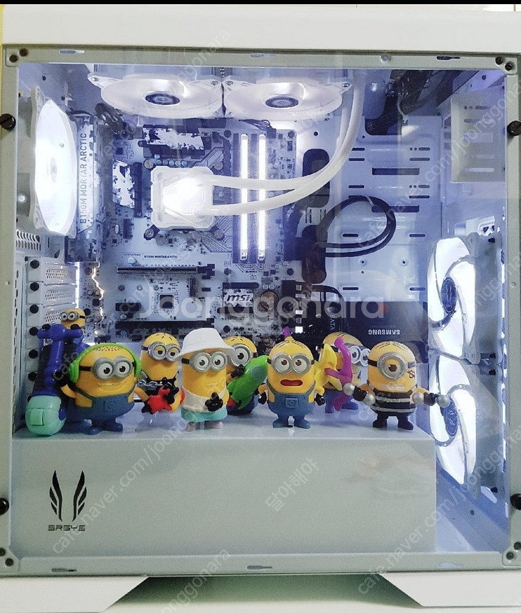 컴퓨터 화이트 감성 PC 팝니다. i5 6600, 10...--3