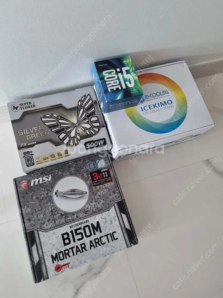 컴퓨터 화이트 감성 PC 팝니다. i5 6600, 10...--6