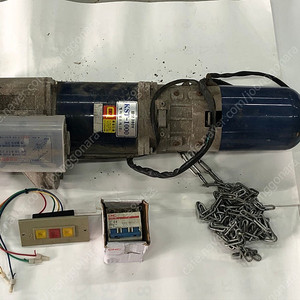 [판매가인하] 출입셔터용 감속모터 3상380V(제어부 고장)