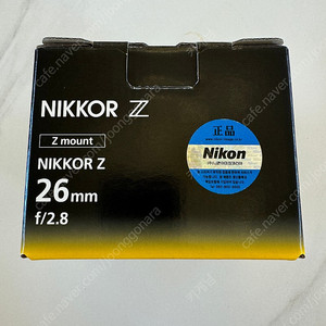 니콘 z 26mm f2.8 렌즈 판매