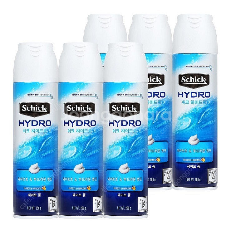 쉬크 하이드로 쉐이빙 폼 250g x 6개--0